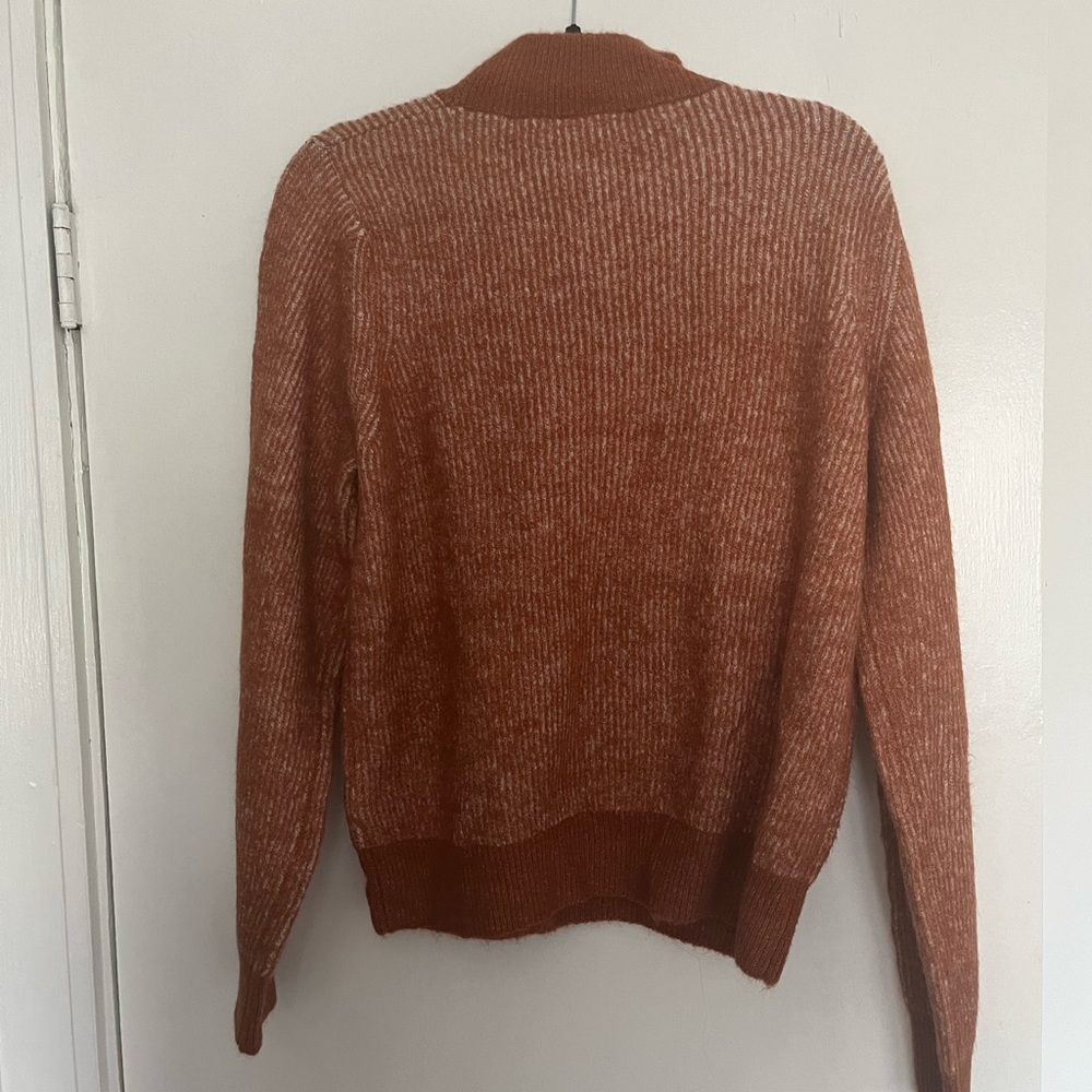 Lulu's Rust Orange Crew Neck Sweater - Picture 5 of 7